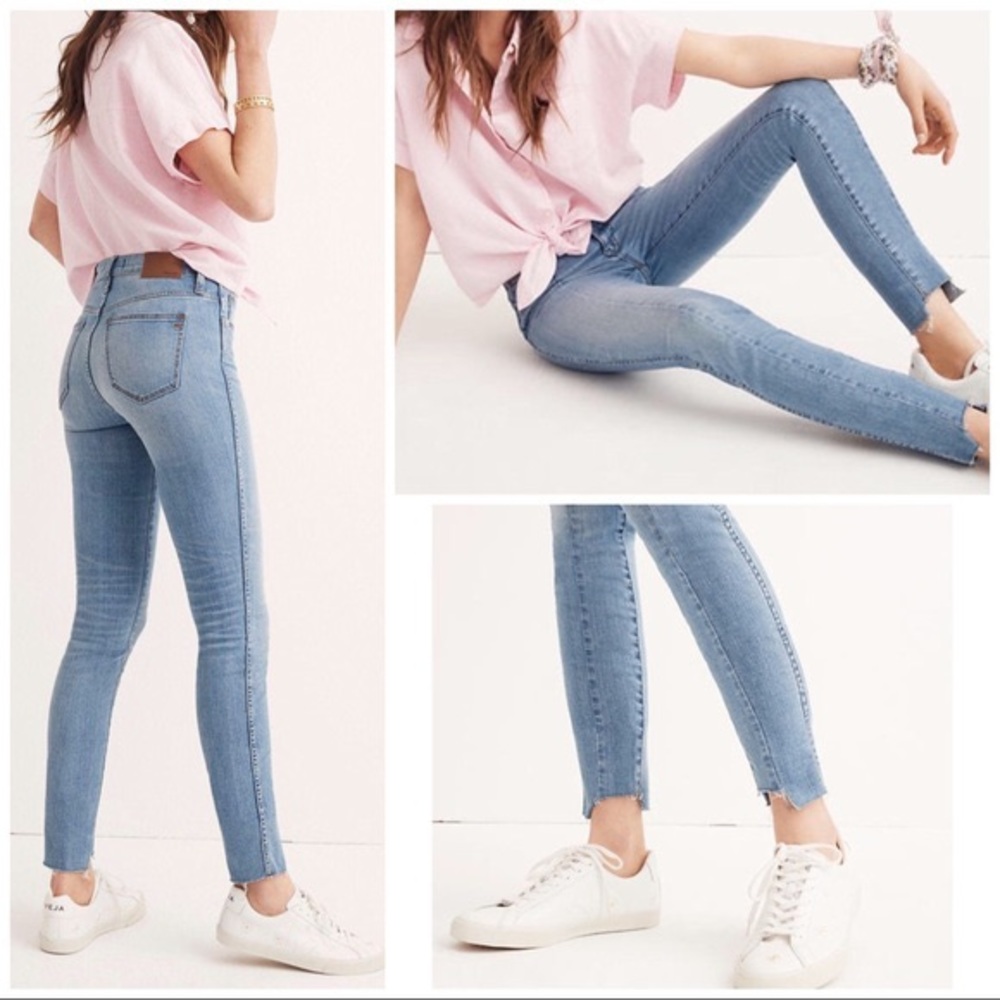 9” high rise skinny jean